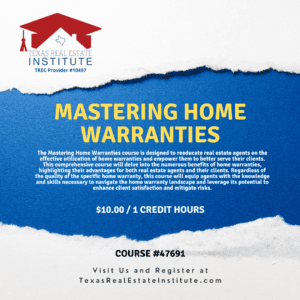 MASTERING HOME WARRANTIES - #47691